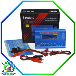 CARGADOR DE BATERÍA IMAX B6 80W 6A CON XT60 (UNIVERSAL)