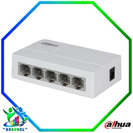 SWITCH DE 5 PUERTOS 10/100MBPS PLASTICO