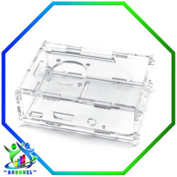 CASE ACRÍLICO TRANSPARENTE RASPBERRY PI4 COMPATIBILIDAD CON VENTILADOR