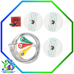 KIT FRECUENCIA CARDÍACA ECG AD8232