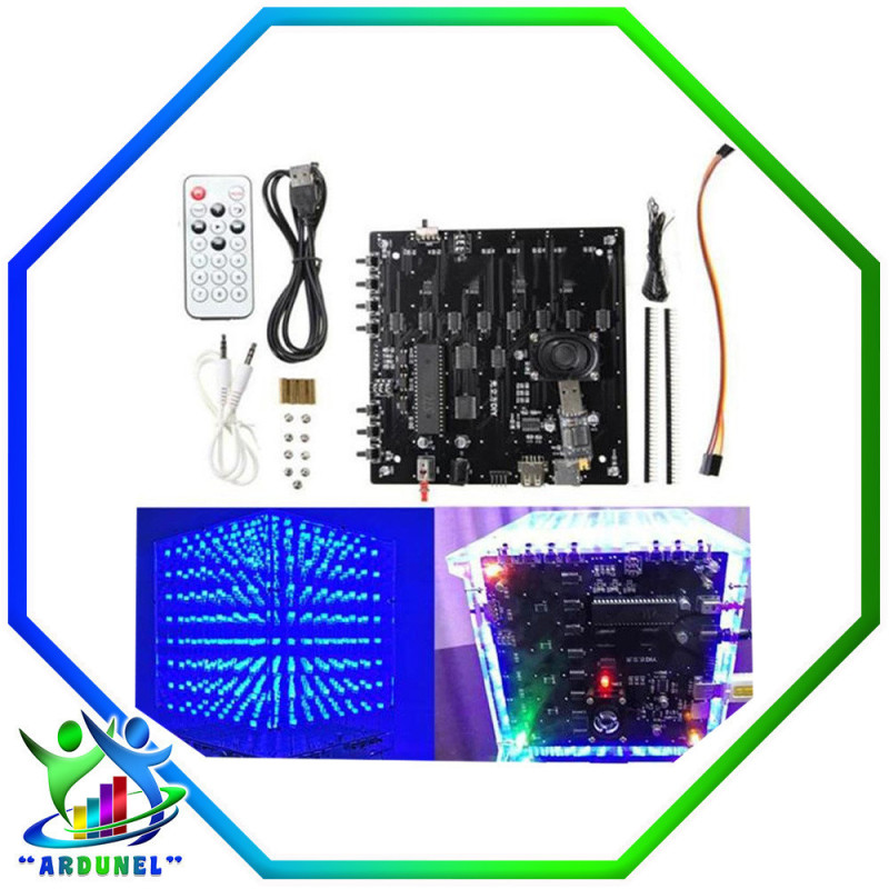 DIY 8X8X8 LED MUSIC KIT