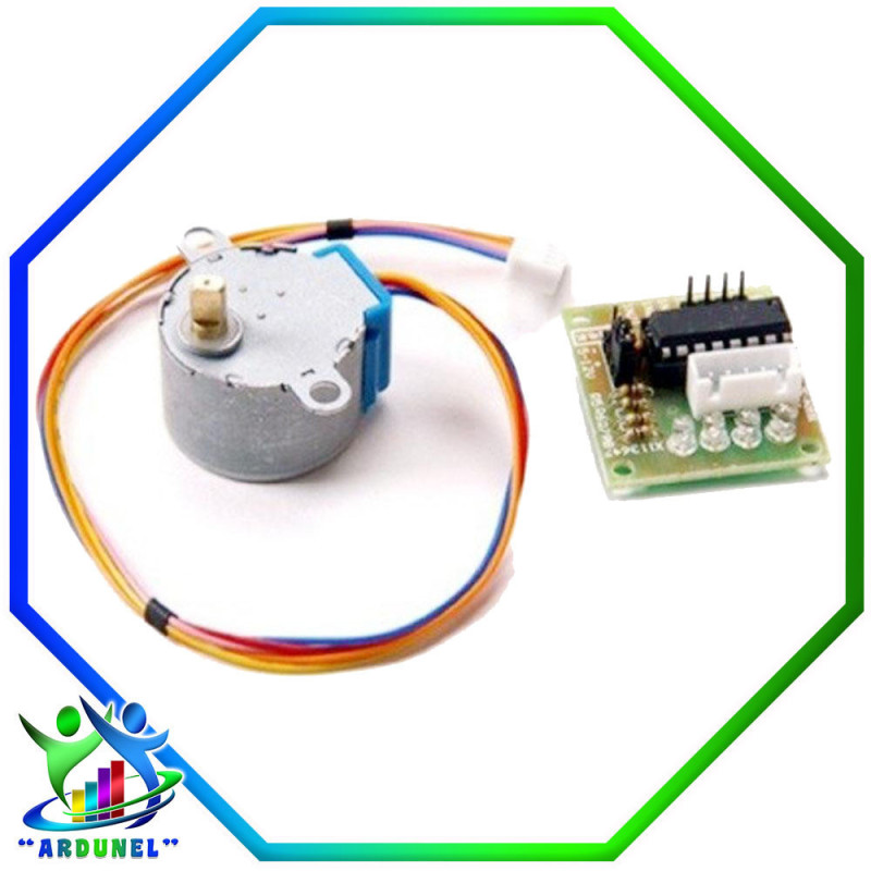 MOTOR PASO A PASO 5V + DRIVER 28BYJ-48 (ALTA CALIDAD)