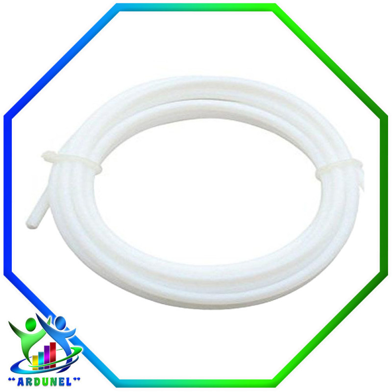 TUBO DE TEFLÓN PTFE DE 2MM * 4MM PARA FILAMENTO DE 1.75 MM