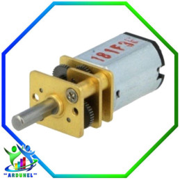 MICRO MOTOR POLOLU HP 6V 150:1 CON EJE DEL MOTOR EXTENDIDO (210 RPM)