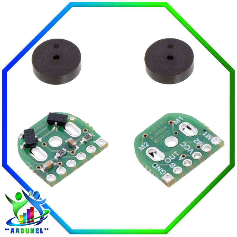 ENCODER MAGNÉTICO PARA MICRO MOTOR 12CPR 2,7-18V (PAR)